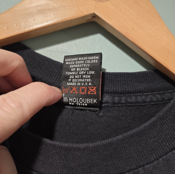 Vtg  Harley Davidson Tshirt Waipahu Hawaii Call of the Wild 1995 M USA Made Wolf - Picture 4 of 8